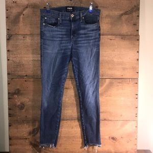 FRED by Fred Segal Skinny Frayed Bottom Jeans